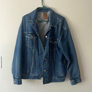 Like new GAP Blue Denim Jacket - M tall oversized